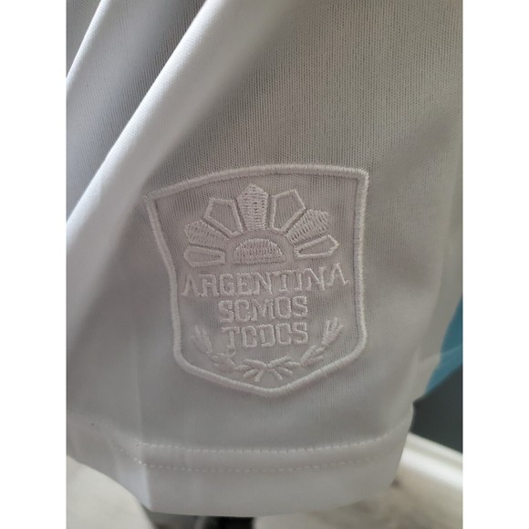 Pre-Owned Argentina Messi Authentic World Cup 2022 2-Star Jersey Size 28 *AS IS* - Picture 10 of 11